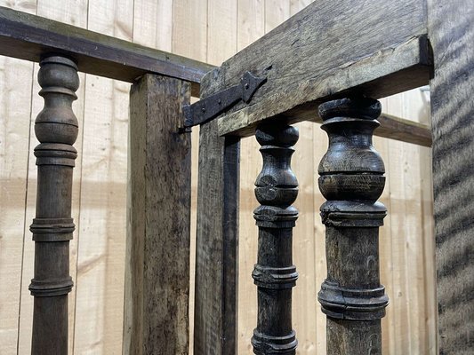 Oak and Walnut Door, 19th Century-QYF-1801314