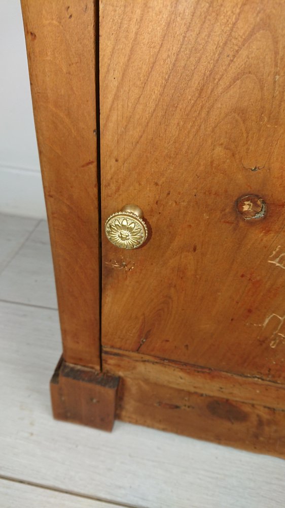 Oak and Walnut Entrance Cabinet