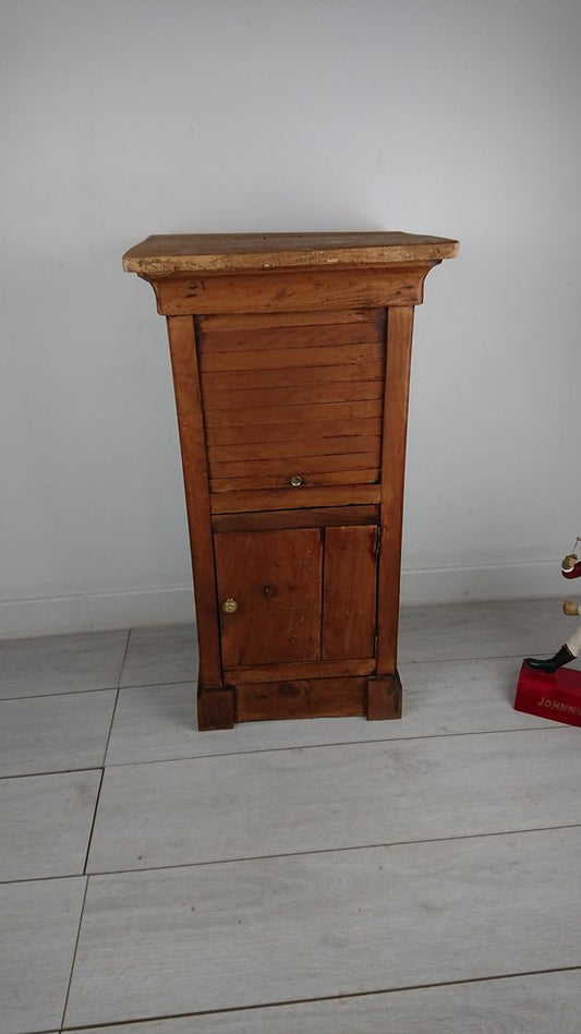 Oak and Walnut Entrance Cabinet