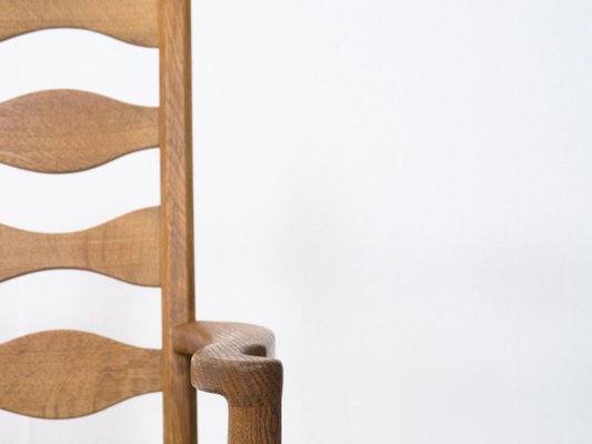 Oak Arm Chair attributed to Henning Kjaernulf for Nyrup Møbelfabrik-YS-2015937