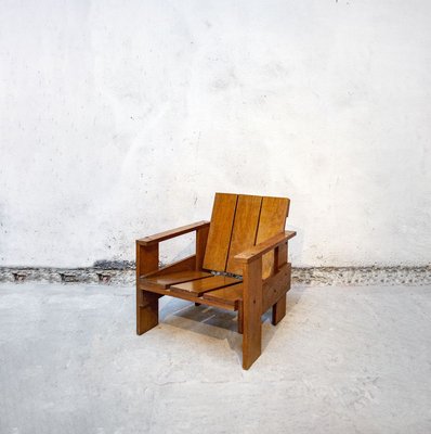 Oak Armchair by Gerrit Thomas Rietveld, 1950s-VCV-894277