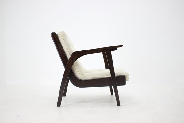 Oak Armchair, Czechoslovakia, 1960s-TZ-1076430