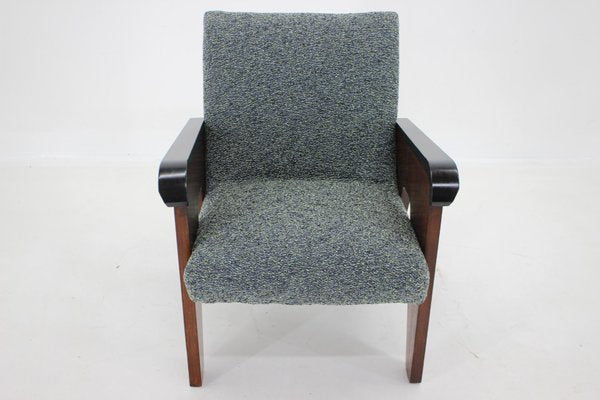 Oak Armchair, Czechoslovakia, 1960s-TZ-1425775