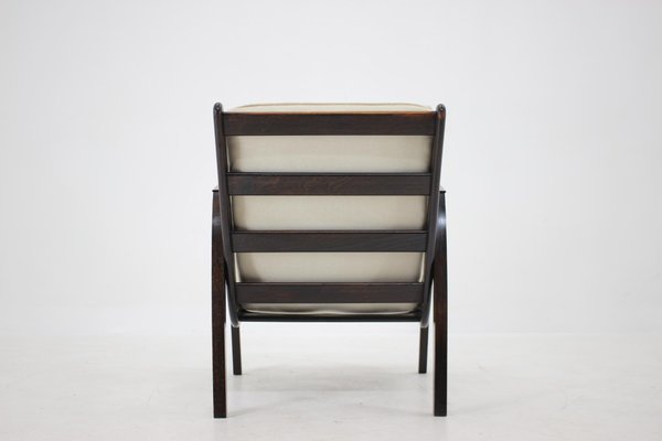 Oak Armchair, Czechoslovakia, 1960s-TZ-1076430