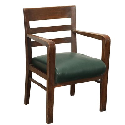 Oak Armchair, Italy, 1940s-VMM-1793267