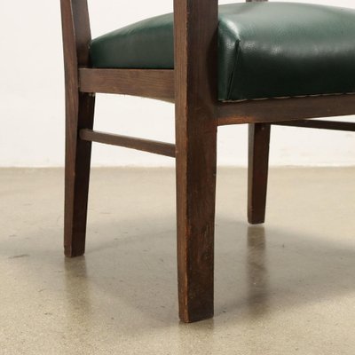 Oak Armchair, Italy, 1940s-VMM-1793267