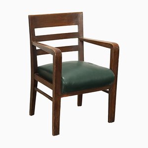 Oak Armchair, Italy, 1940s-VMM-1793267