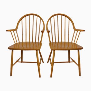 Oak Armchairs by Erik Ole Jørgensen for Tarm Stole Møbelfabrik, Set of 2-RDW-1770651