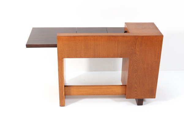 Oak Art Deco Hague School Desk by Henk Wouda for Pander, 1924-MY-1033676