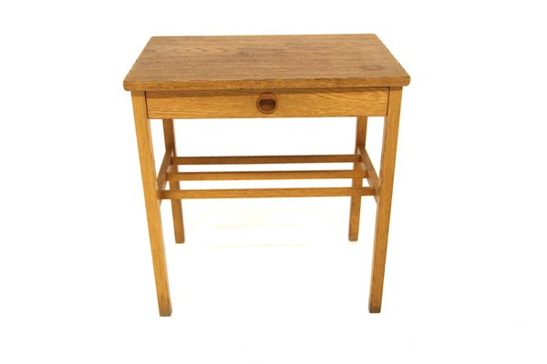 Oak Bedside Table, Sweden, 1960s-GEK-1720761