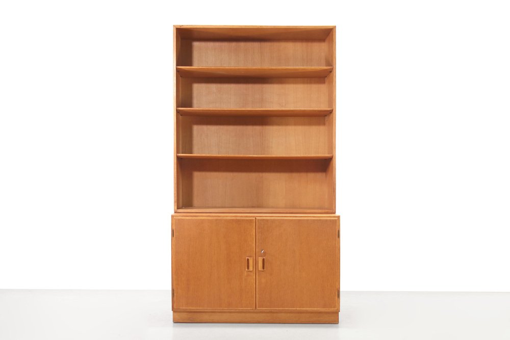 Oak Bookcase by Børge Mogensen for Soborg Mobler, 1960s