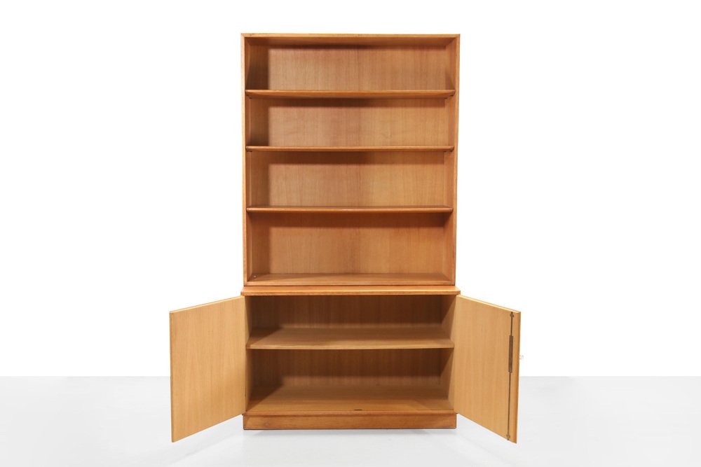 Oak Bookcase by Børge Mogensen for Soborg Mobler, 1960s