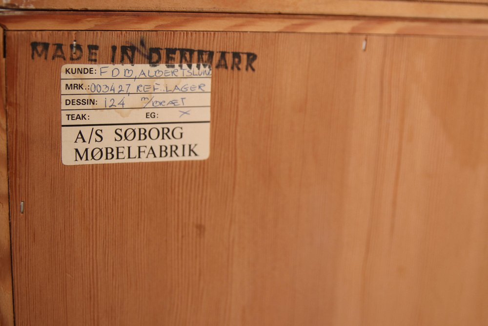 Oak Bookcase by Børge Mogensen for Soborg Mobler, 1960s