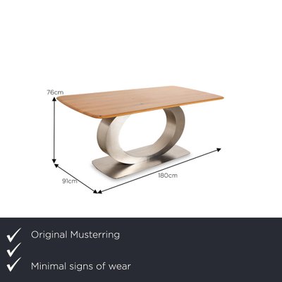 Oak Brisko T1812-2f Dining Table from Musterring-RQW-2040634