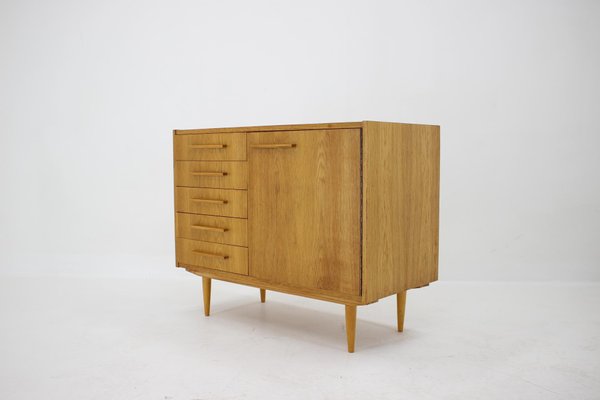 Oak Cabinet, Czechoslovakia, 1960s-TZ-952784