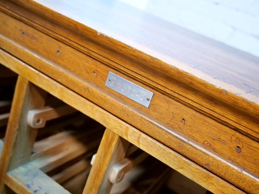 Oak Cabinet with 40 Drawers, Germany, 1930s or 1940s-QFD-1048756