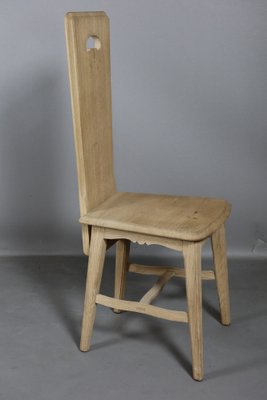 Oak Chairs, 1950s, Set of 8-WSV-1764762