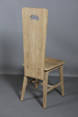 Oak Chairs, 1950s, Set of 8-WSV-1764762