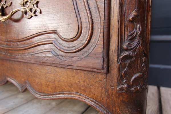 Oak Chest of Drawers with Marble Plate, 1700s-TAT-1339230