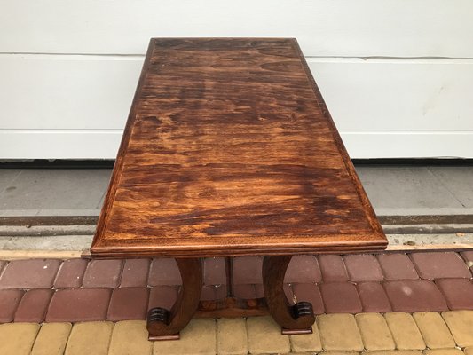 Oak Coffee Table with Small Shelf, 1950s-WQQ-1758374