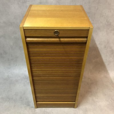 Oak Curtain Cabinet, 1970s-SDV-681583