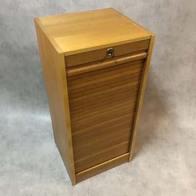 Oak Curtain Cabinet, 1970s-SDV-681583