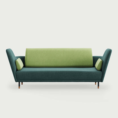THE 57 SOFA (FJ 5700) - Oak Dark Oil (오크 다크 오일) - Watercolour | Cast Iron / Fresh Sage