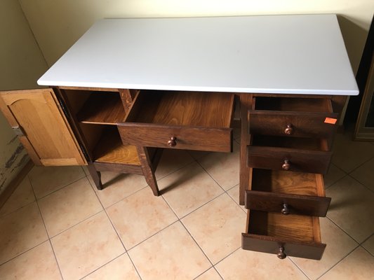 Oak Desk, 1970s-WQQ-664094