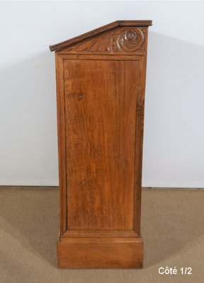 Oak Desk Cabinet, 1890s-1900s-RVK-1386012