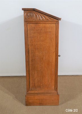 Oak Desk Cabinet, 1890s-1900s-RVK-1386012