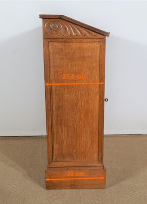 Oak Desk Cabinet, 1890s-1900s-RVK-1386012