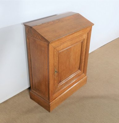 Oak Desk Cabinet, 1890s-1900s-RVK-1386012