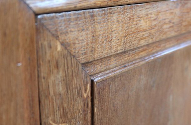 Oak Desk Cabinet, 1890s-1900s-RVK-1386012