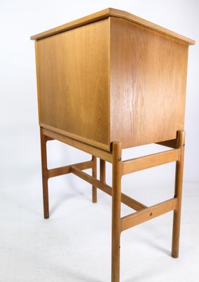 Oak Desk in the style of Henry Rosengren Hansen, 1960s-UY-1369656