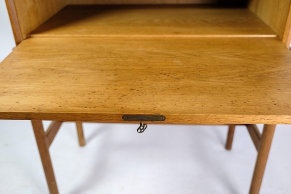 Oak Desk in the style of Henry Rosengren Hansen, 1960s-UY-1369656