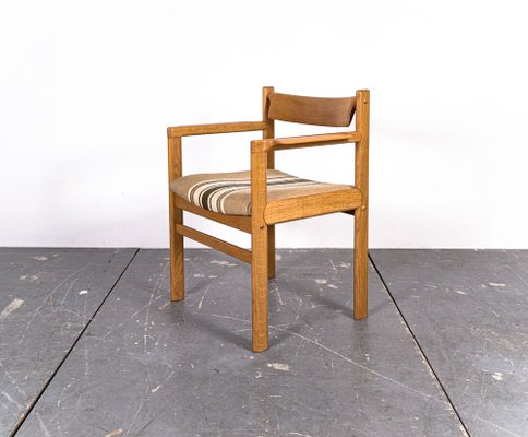 Oak Dining Armchair in the Style of Brahmin-VLO-1353069