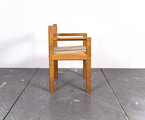 Oak Dining Armchair in the Style of Brahmin-VLO-1353069