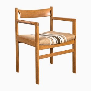 Oak Dining Armchair in the Style of Brahmin-VLO-1353069