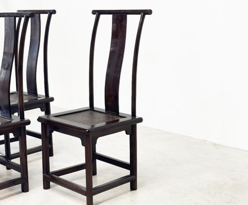 Oak Dining Chairs, 1970s, Set of 6-XLH-1778327