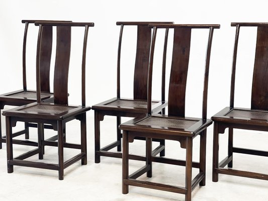 Oak Dining Chairs, 1970s, Set of 6-XLH-1778327