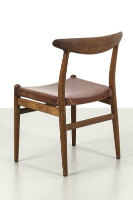 Oak Dining Chairs by Hans J. Wegner, Set of 6-OKG-1789090