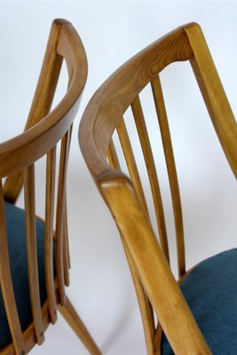 Oak Dining Chairs from Interier Praha, 1960s, Set of 4-WVS-1703360