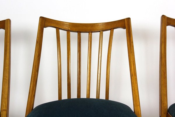 Oak Dining Chairs from Interier Praha, 1960s, Set of 4-WVS-1703360