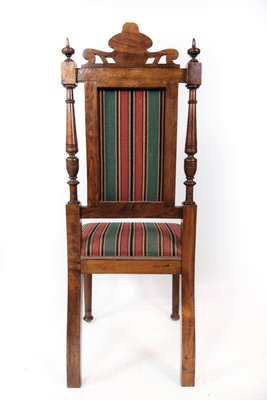 Oak Dining Room Chairs, 1920s, Set of 6-UY-1000747