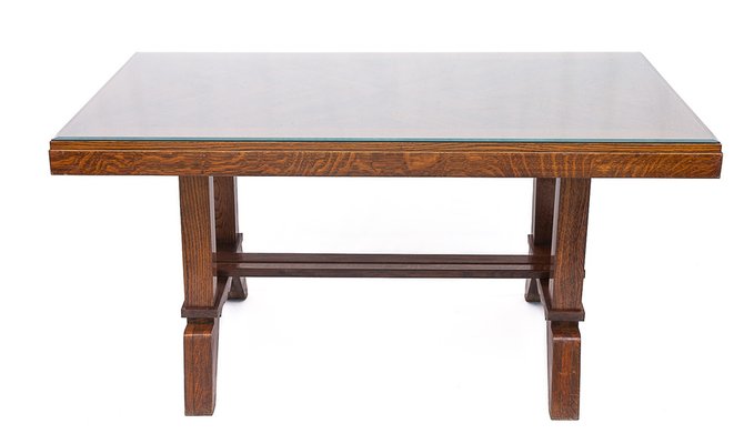 Oak Dining Table, 1890s-JCN-1806794