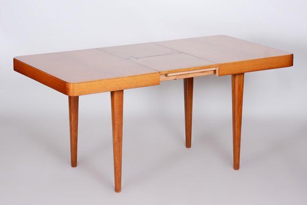 Oak Dining Table attributed to Jindrich Halabala for Up Závody, 1940s-WHY-1436877