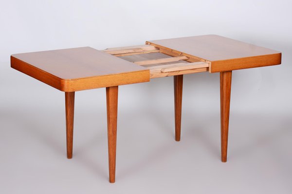 Oak Dining Table attributed to Jindrich Halabala for Up Závody, 1940s-WHY-1436877