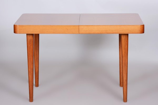 Oak Dining Table attributed to Jindrich Halabala for Up Závody, 1940s-WHY-1436877