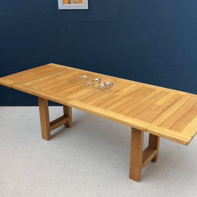 Oak Dining Table by Guillerme Et Chambron for Votre Maison, 1960s-EAJ-2041768