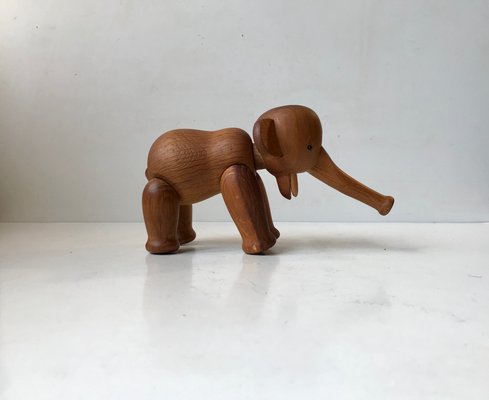 Oak Elephant by Kay Bojesen, 1950s-LCR-952199